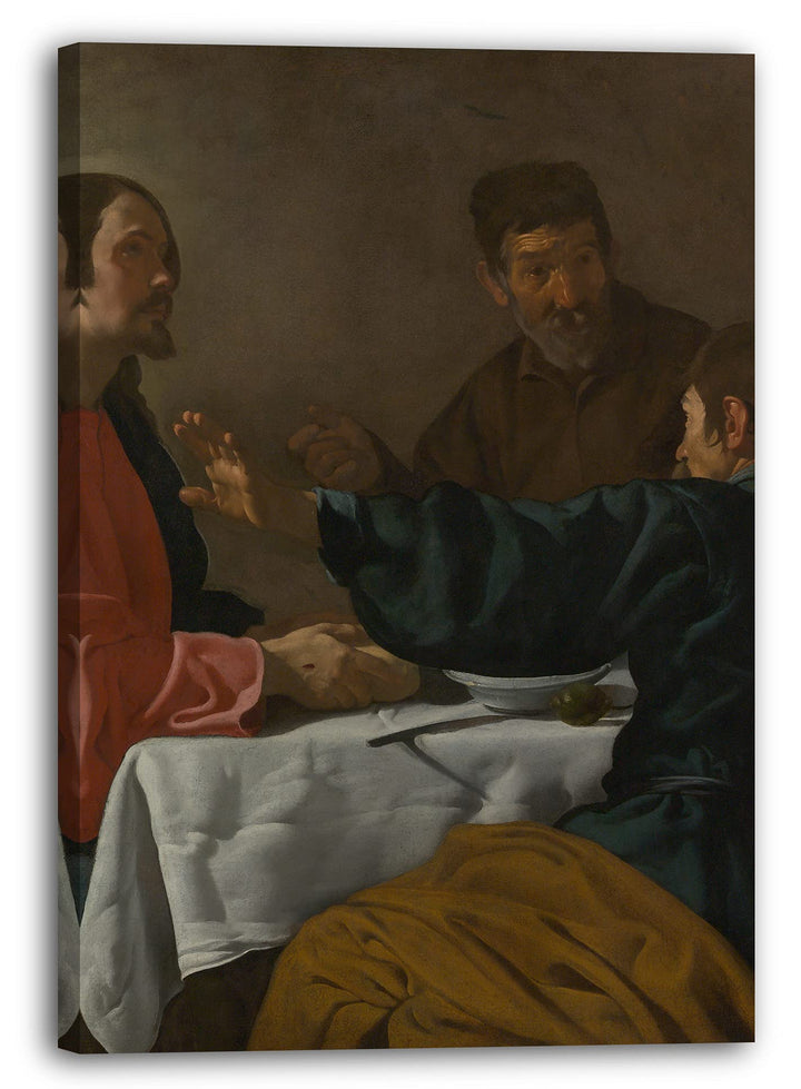 Printed Paintings Leinwand (60x80cm): Velázquez - Das Abendmahl in Emmaus 60x80 cm, 60x80 cm