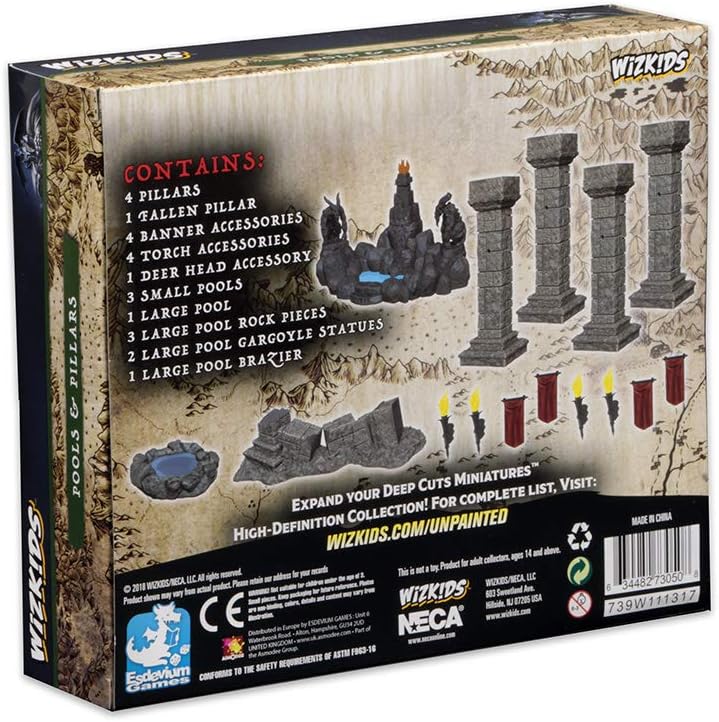 Dungeons &amp; Dragons Wizkids Fantasy Terrain Pools &amp; Pillars