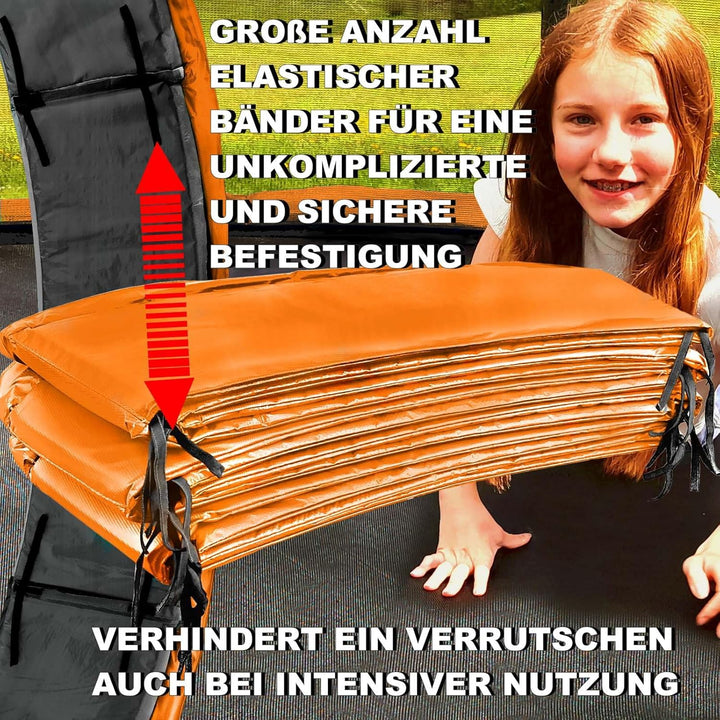 Baunsal® Trampolin Randabdeckung Ø 183 244 250 275 300 305 335 366 370 396 400 427 430 457 460 487 4