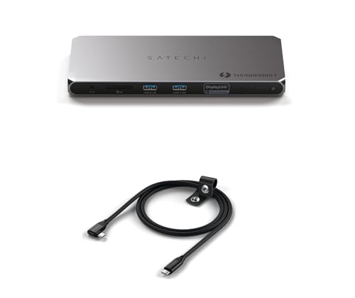 Satechi Thunderbolt 4 Slim Hub Pro und USB C auf USB C Kabel Bundle