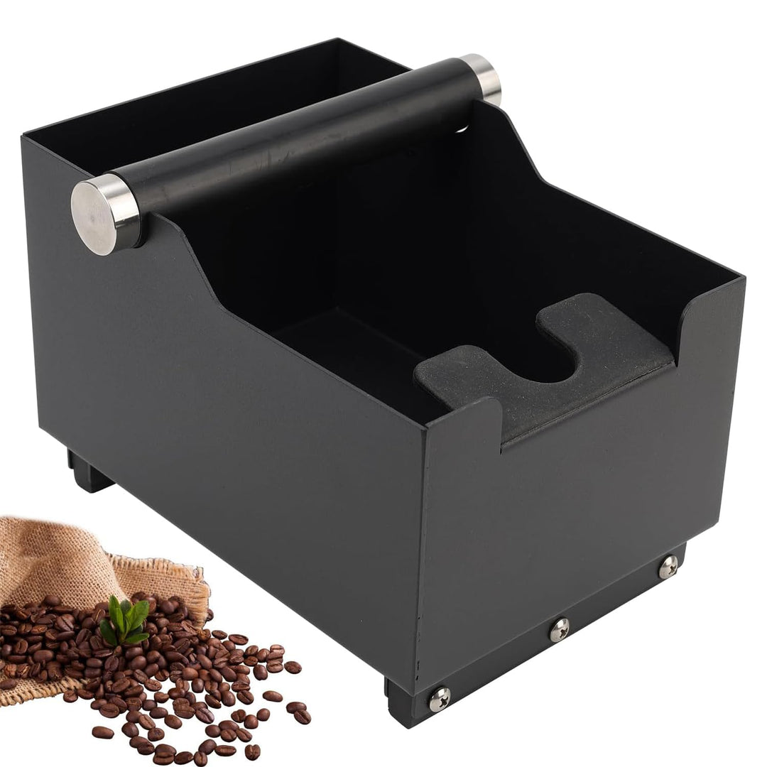 Abklopfbehälter für Siebträger Espresso, Kaffeesatz Abklopfbehälter Abklopfstab Stossdämpfende, Bari