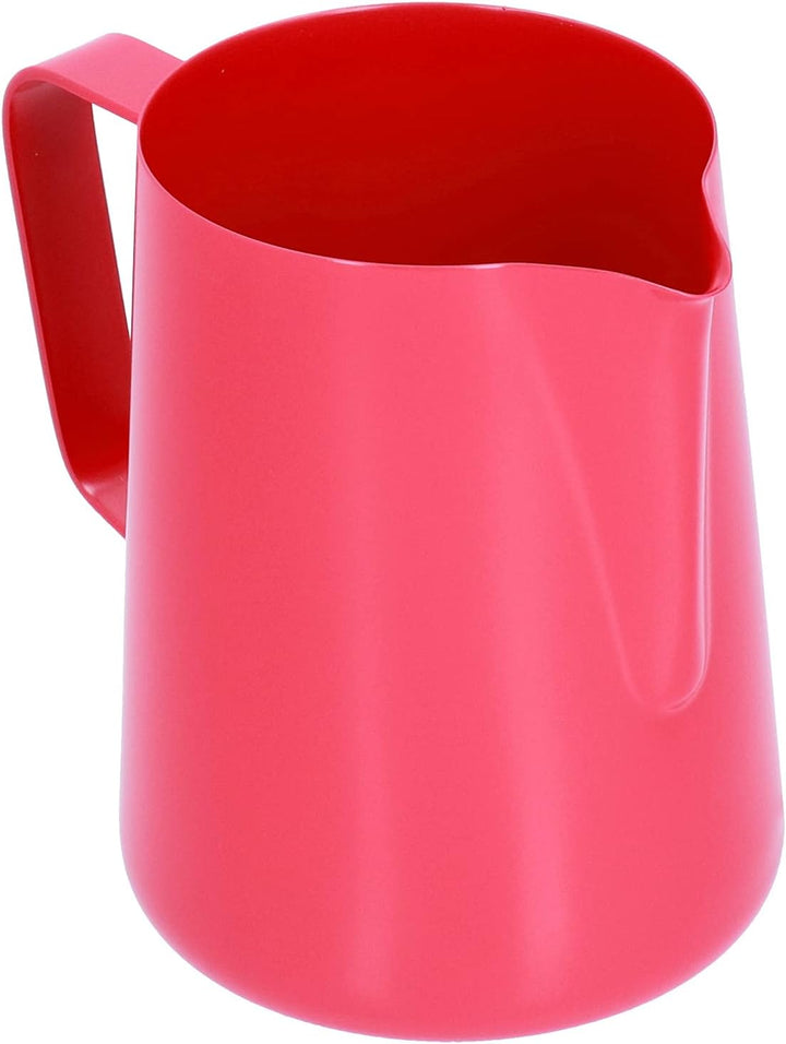Domary 600-ml-Milchaufschäumkrug aus Edelstahl mit Spitzem Ausguss und Komfortablem Griff für Latte