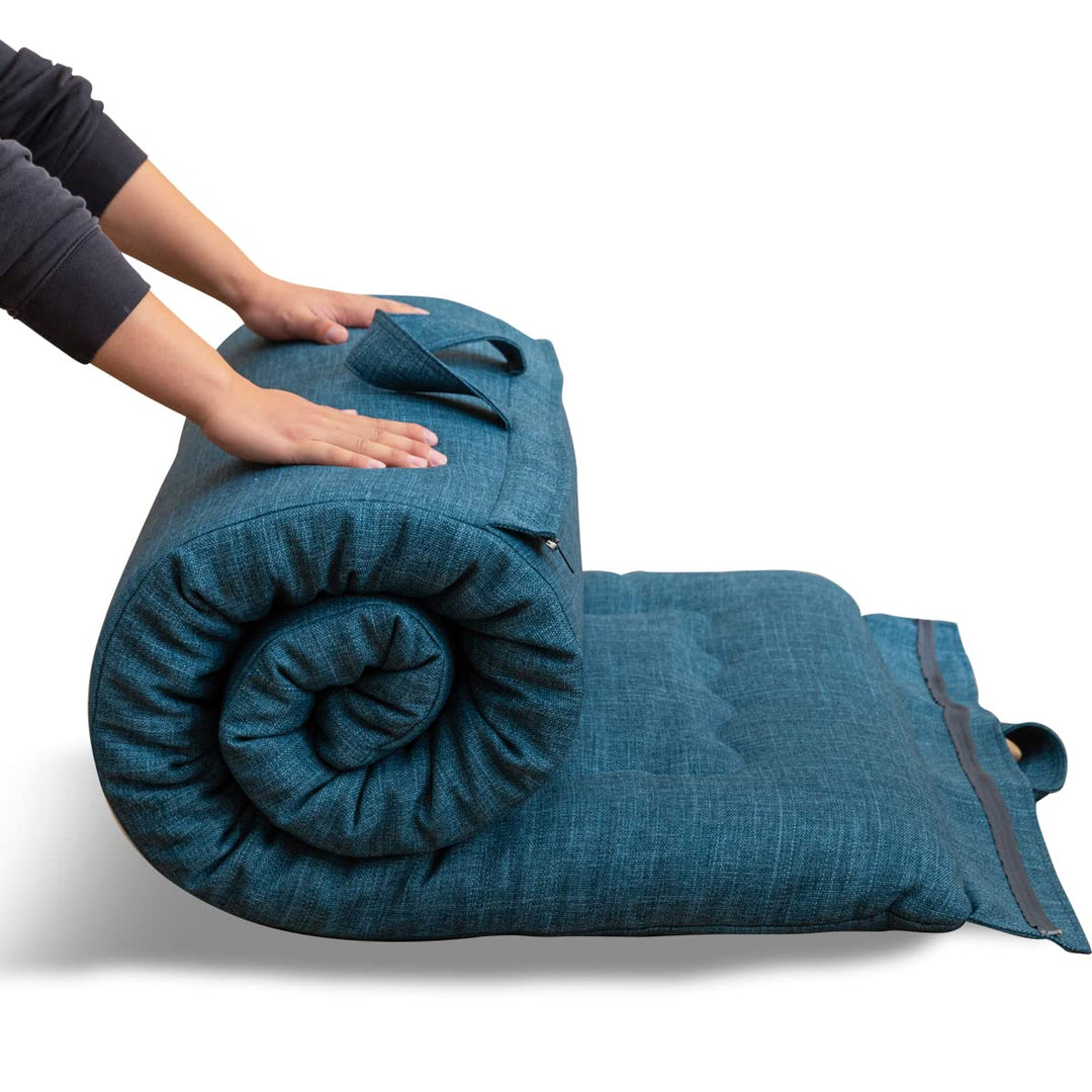 MAXYOYO Tragbare Faltbare Futon -Matratze, Hypoallergene Stoff- Und Speicherschaummatratzenpads Mit