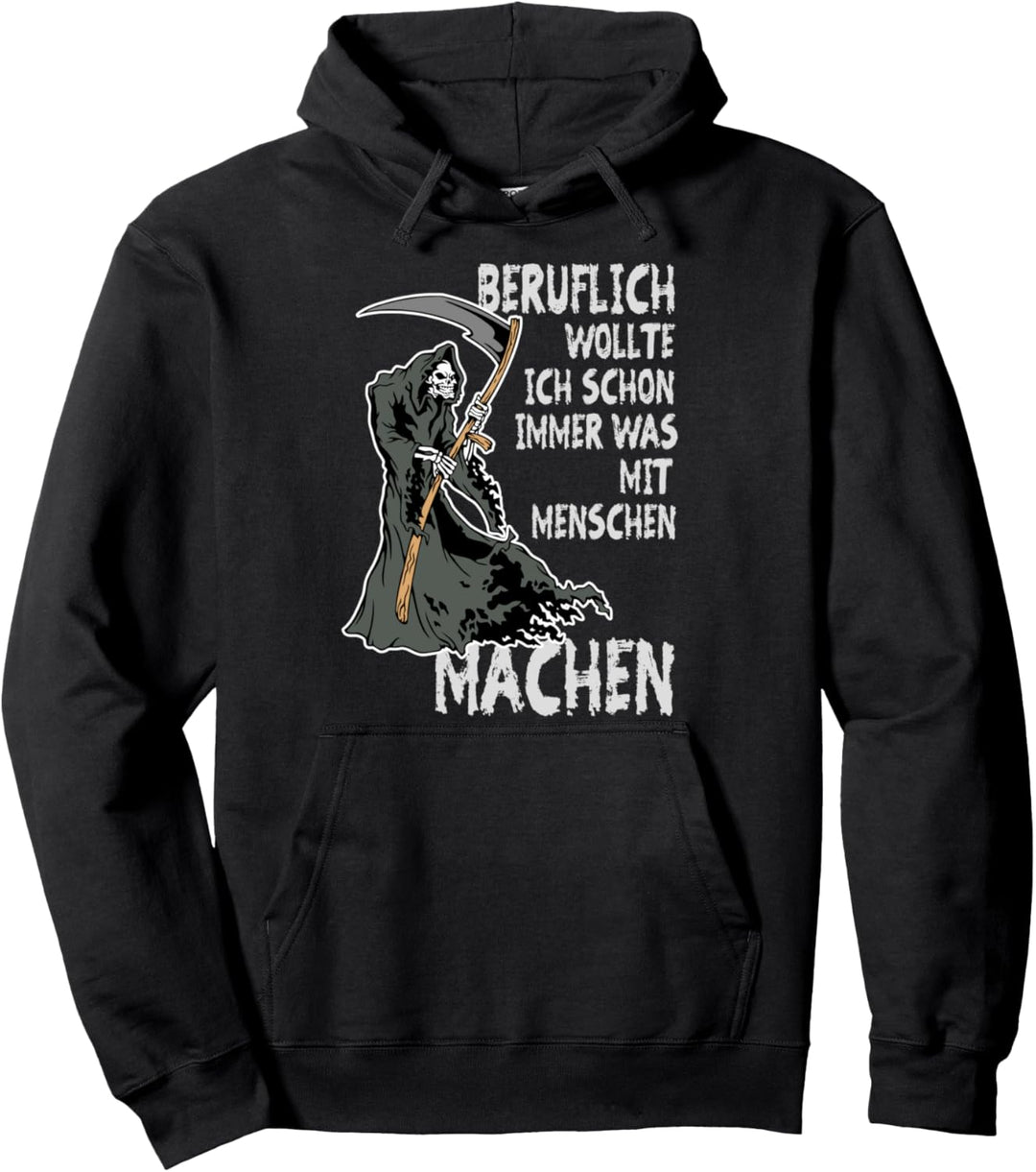 Sensenmann Tod Geschenk Lustiges Pullover Hoodie