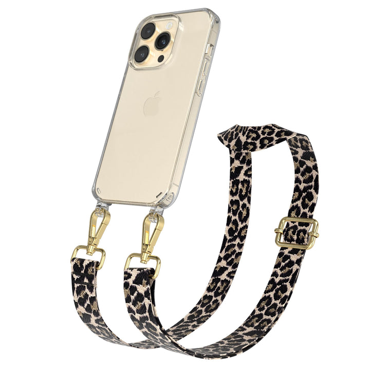 EAZY CASE Handykette - Verstellbares Taschenband kompatibel mit iPhone 14 Pro, Schulterriemen, Handy