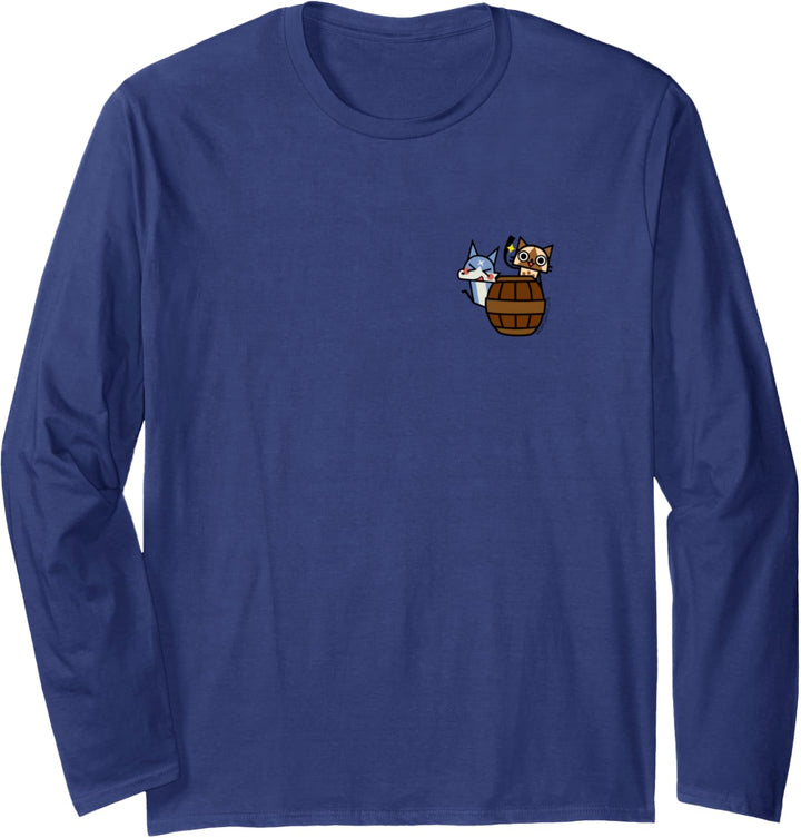 Monster Hunter Rise: Sunbreak Palamute＆Palico (Barrel) Langarmshirt