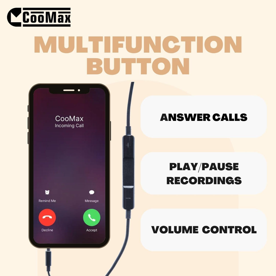 COOMAX Mikro Mini Ohrstecker Induktives 305 unsichtbares Spionage Headset
