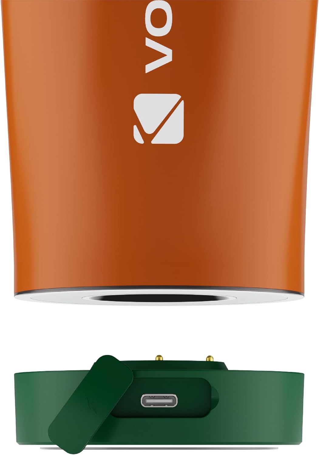 VOLTRX ChillMix Shaker Isoliertem Edelstahl - USB-C Aufladbarer Elektrischer Proteinshake-Mixer, Sha