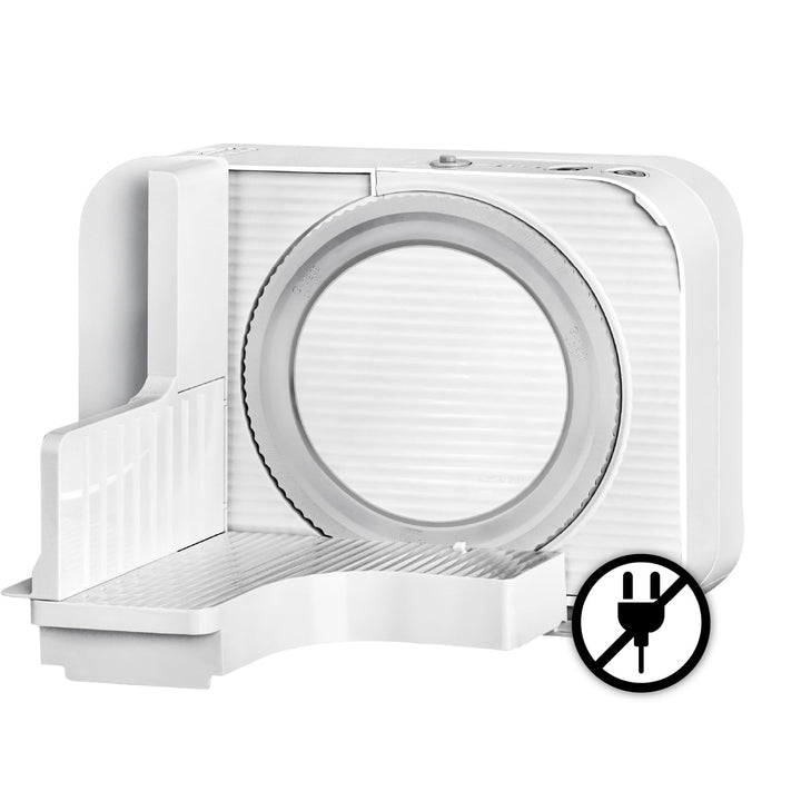 EUREL RS54 Akku-Allesschneider, Weiss, Weiss