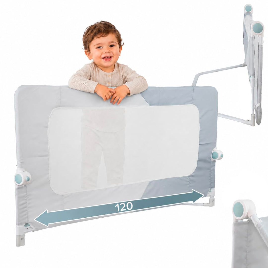 Almar Baby Sicherheitsgitter für Kinder, Bettgitter, Babyschutz 120cm, 120cm