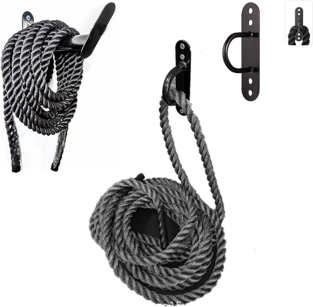 Battle Rope Wandhalterung Kit, Heavy Duty Seil Haken, Battle Rope Storage Rack, Gym Wandhalterung Ha