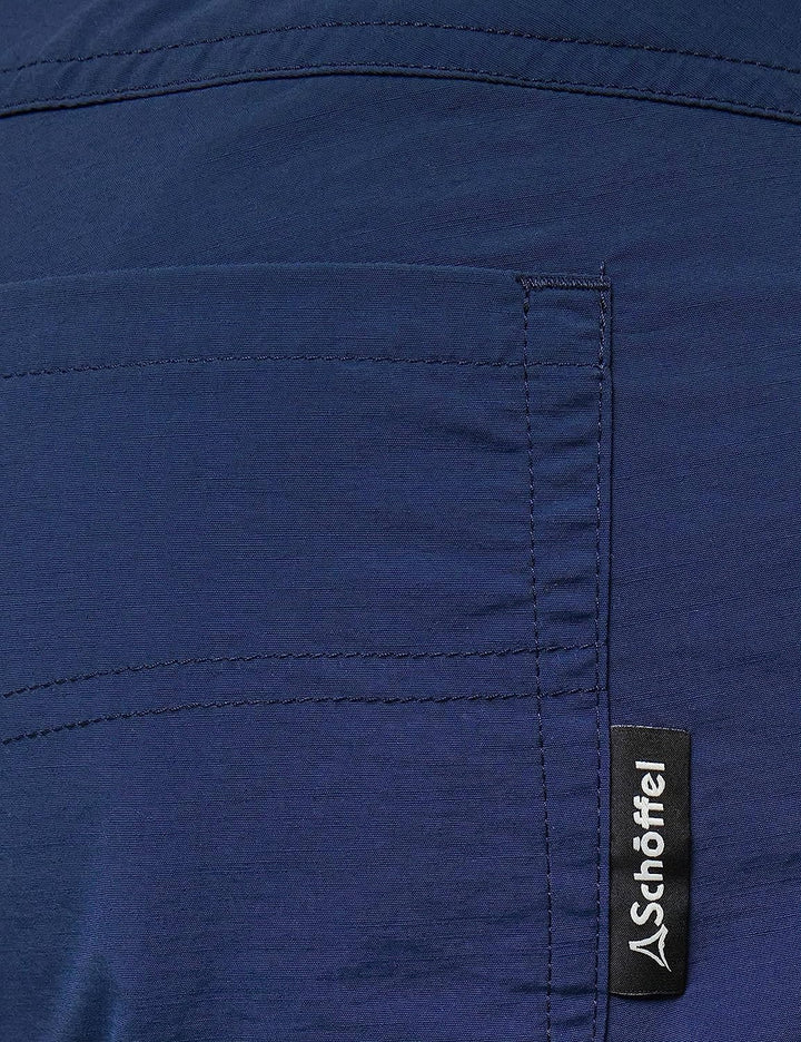 Schöffel Herren Shorts Silvaplana2, vielseitige Wanderhose mit separatem Gürtel, Outdoor Hose mit pr