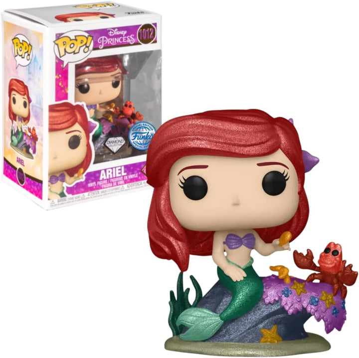 Funko POP: Ultimate Princess - Ariel Glitter Diamond Collection - Hot Topic Exclusive