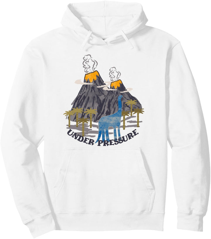 Dino Lustiger Dinosaurier T-Rex Vulkan Jungen Mädchen Kinder Pullover Hoodie