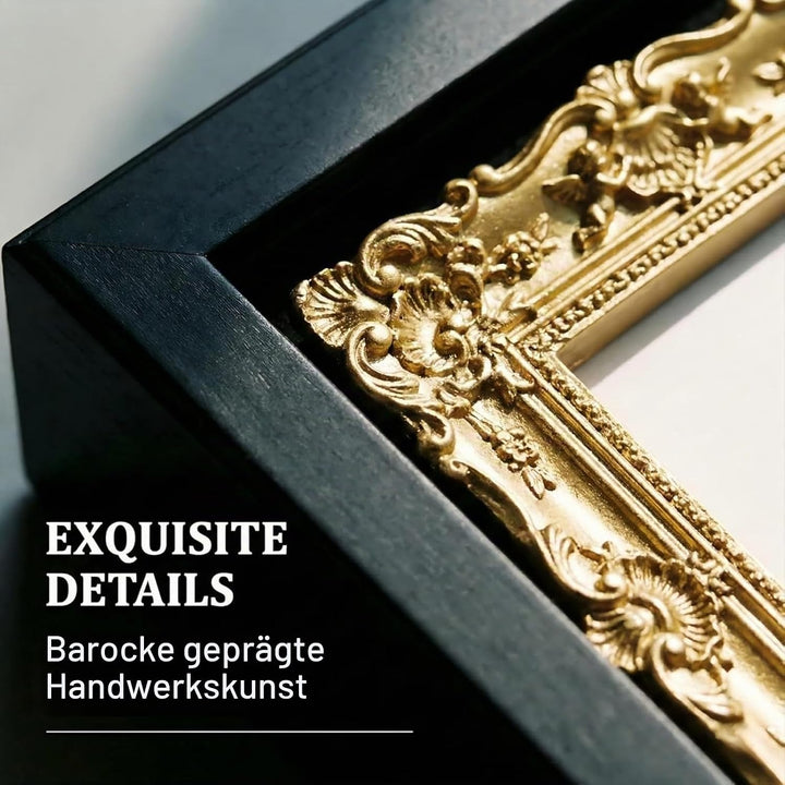 DIY Mini Museums Silhouette Box - Mini Museumsrahmen Mit Beleuchtung, Retro-Goldrahmen &amp; Figuren, Si