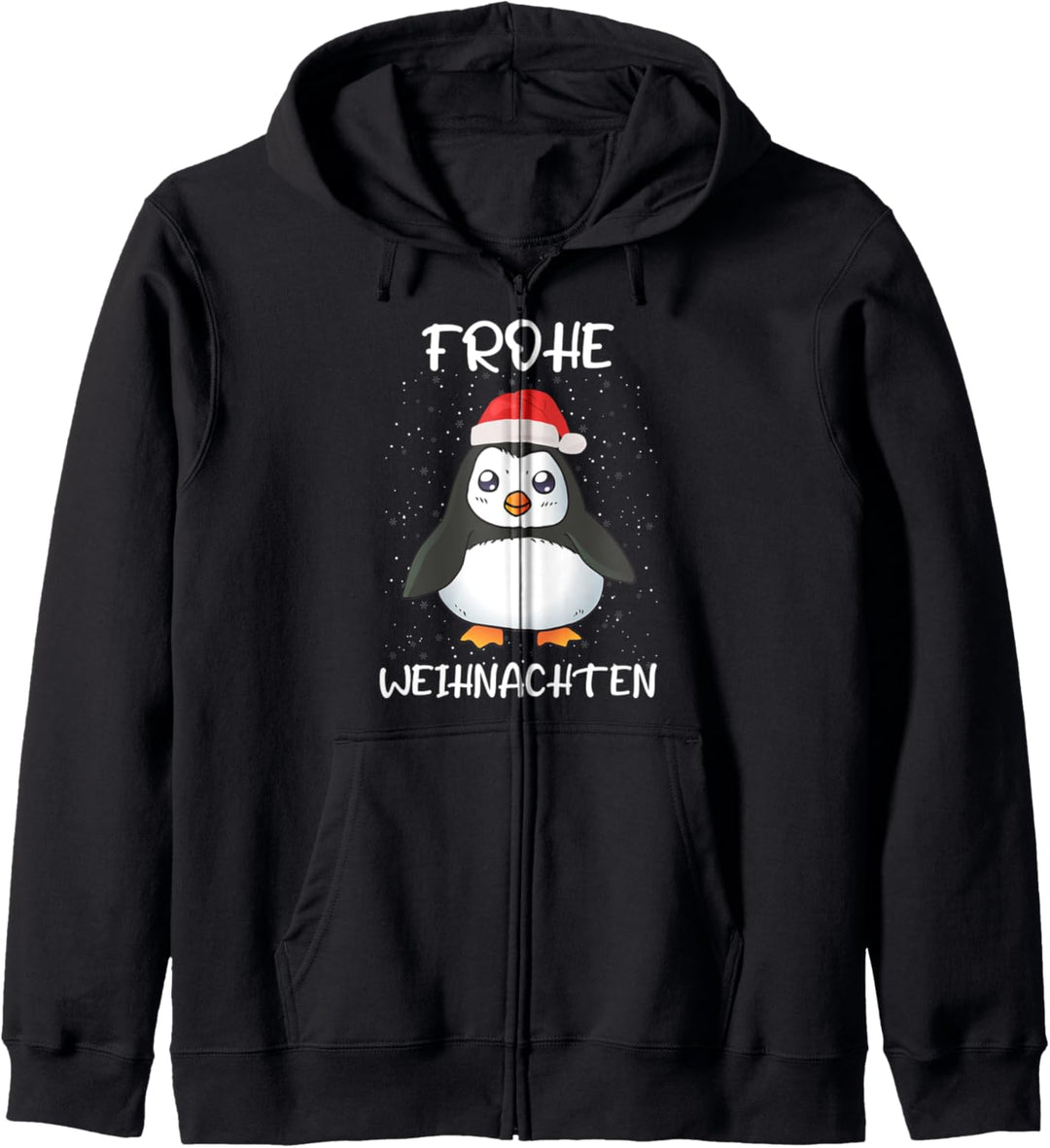 Pinguin Pulli Merry Christmas Pinguin Frohe Weihnachten Kapuzenjacke
