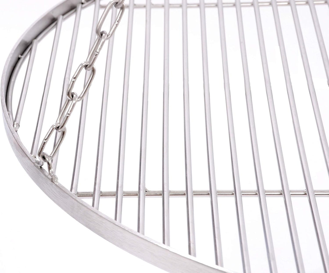 Sven Wilke/Fa. Feuerwerk-Planet 80 cm Grillrost Edelstahl für Schwenkgrill 3 Bein BBQ Grill Rost mit