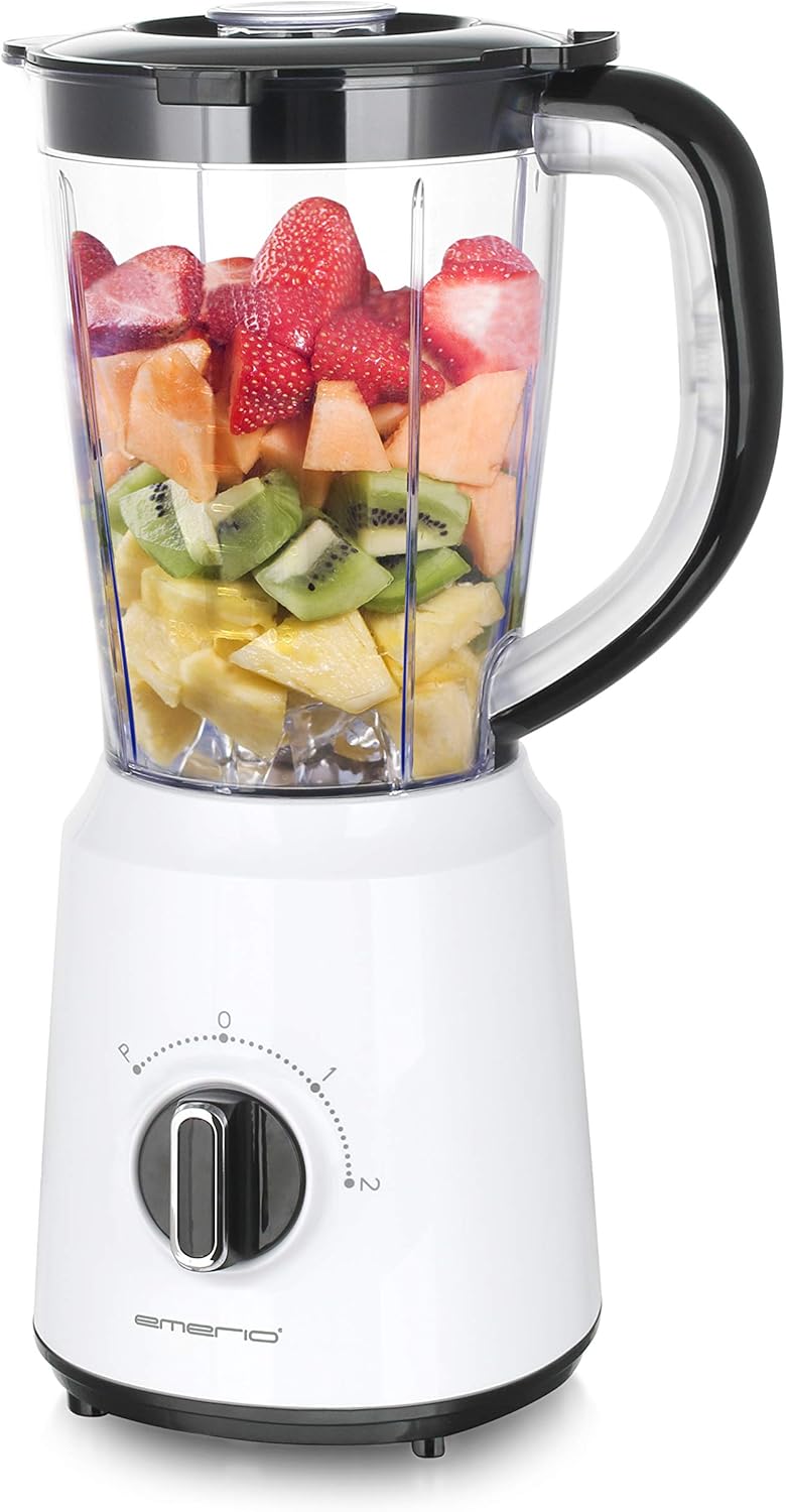 Emerio Standmixer BL-124816, BPA frei, Crush Ice Funktion, 1.5l Behälter, 2 Geschwindigkeiten + Puls