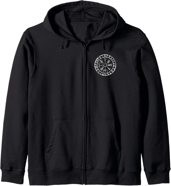 Nordische Mythologie Odin Wolf Valhalla (Zurück) Kapuzenjacke