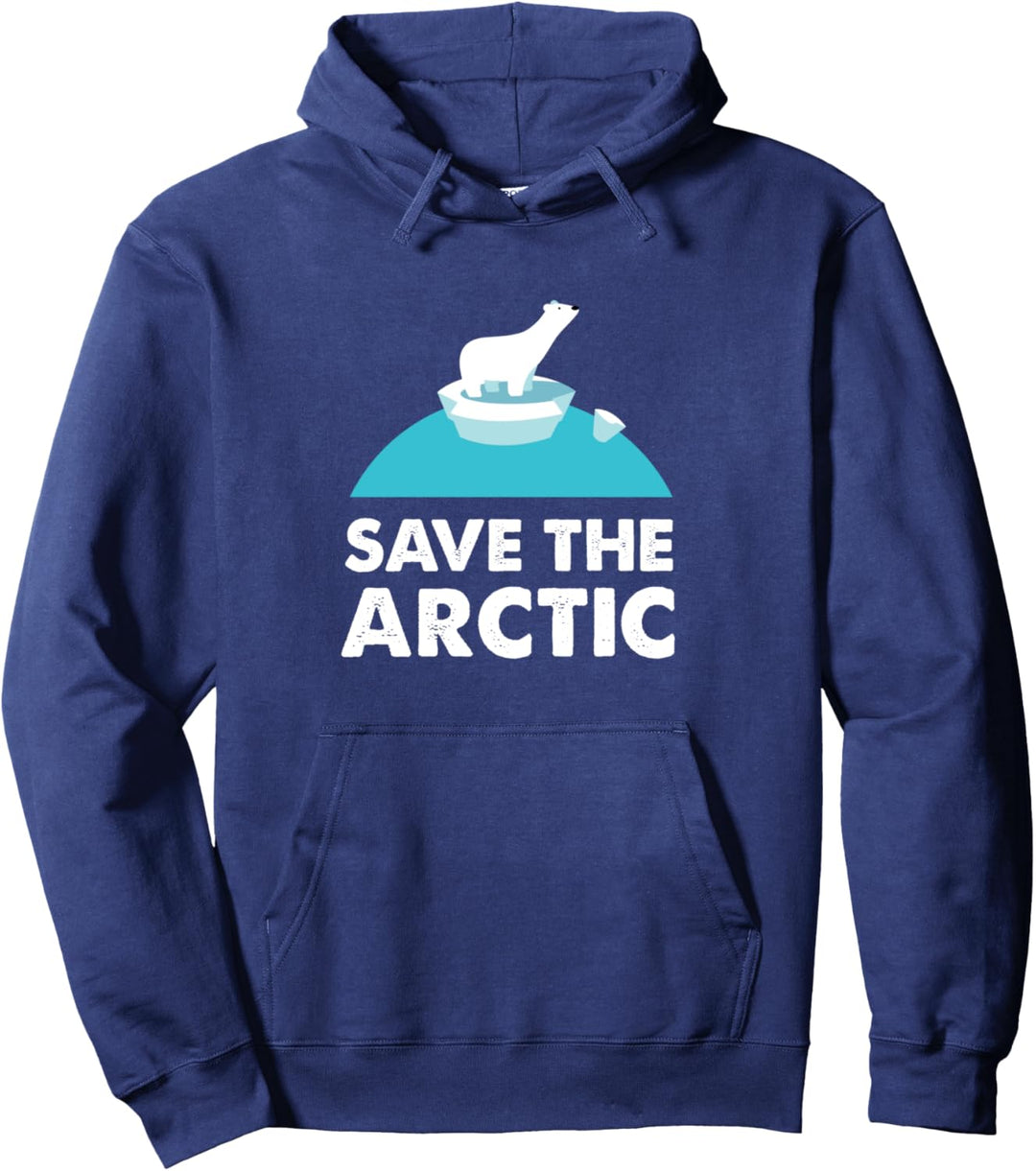 Arctic Animal Polar Bears Save the Arctic Pullover Hoodie