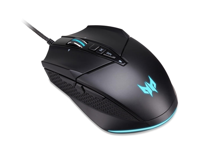 Acer Predator Cestus 335 Gaming Maus (19.000 DPI, 400 IPS Tracking, 10 programmierbare Tasten, 0,5 m