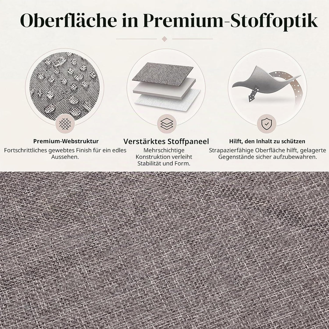 Fixwal Unterbett-Aufbewahrungsbehälter, unten 11,4 cm, niedriges Profil, Unterbett-Organizer, Kleide