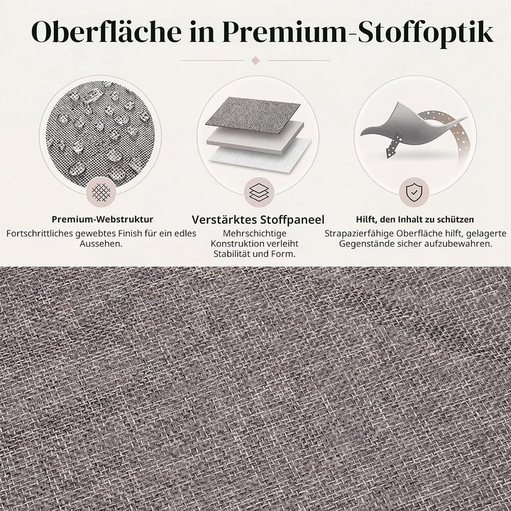 Fixwal Unterbett-Aufbewahrungsbehälter, unten 11,4 cm, niedriges Profil, Unterbett-Organizer, Kleide