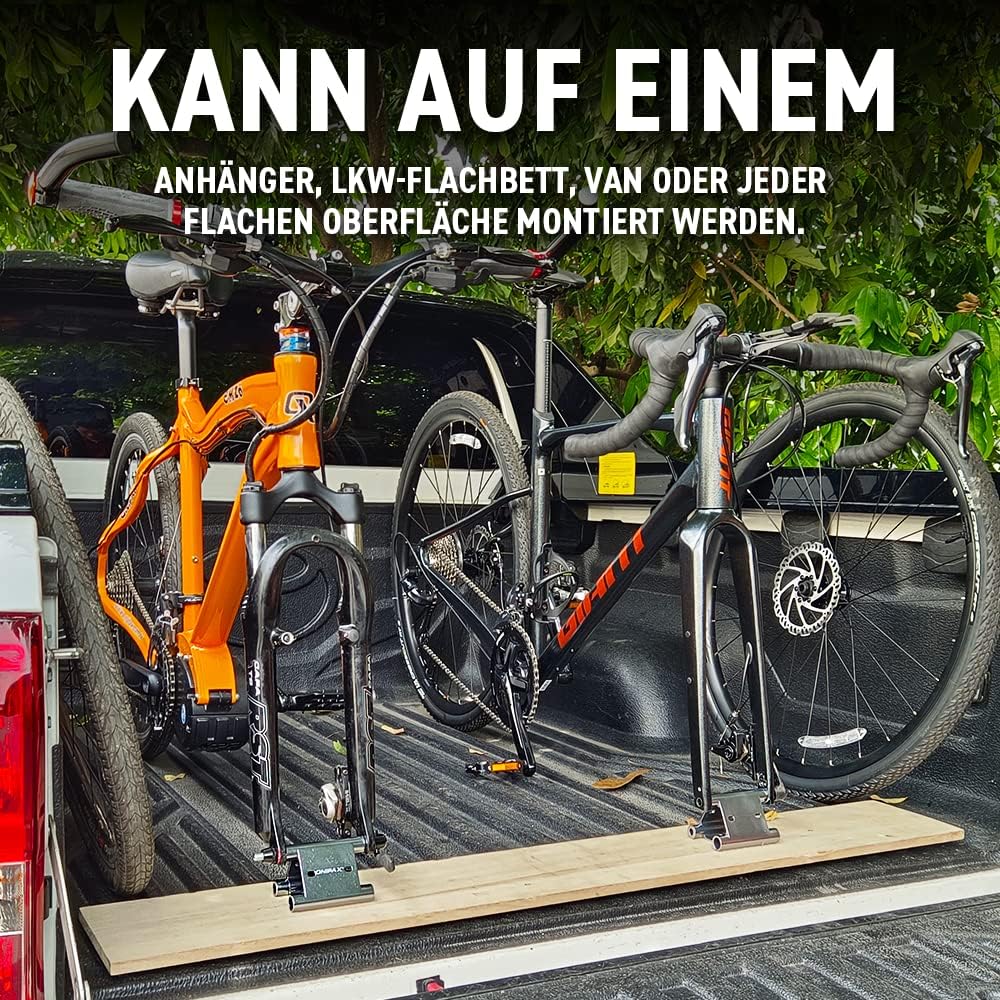 ONIPAX Triangle Bike Gabel Mount Hitch Rack; für 15 mm x 110 mm, 12 mm x 110 mm, 9 mm x 110 mm 110 m