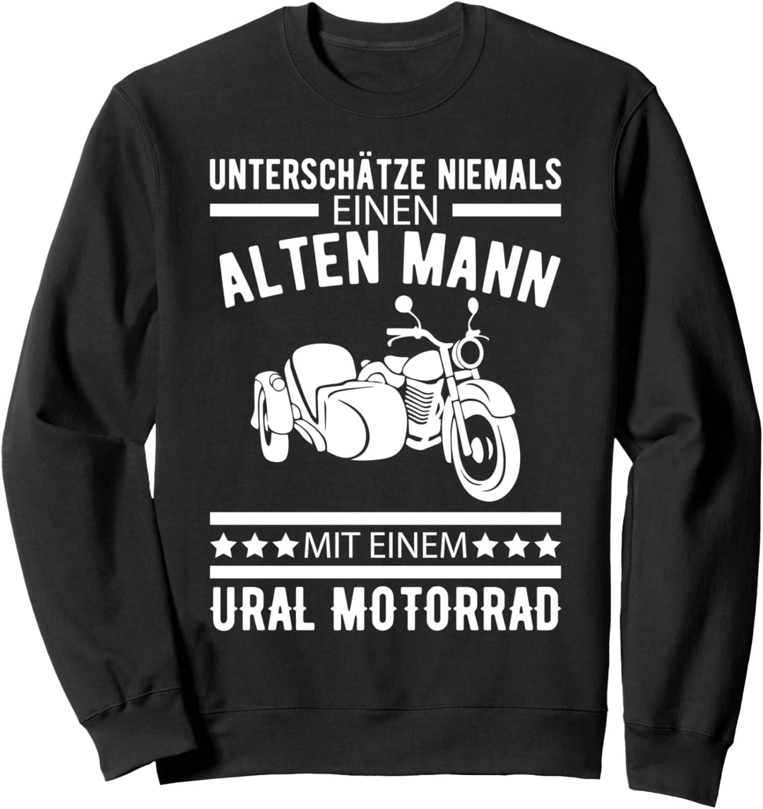 Ural Motorrad Gespanne Offroad Motorradfahrer Sweatshirt