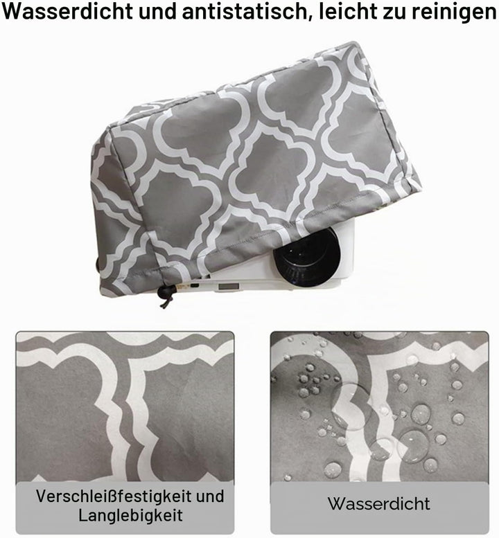 Jeffergarden Staubdichte Projektorabdeckung, wasserdichte staubdichte Projektor-Schutzabdeckung für