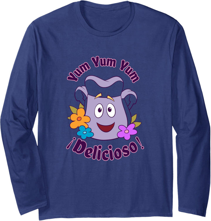 Dora the Explorer Backpack Yum Yum Delicioso Langarmshirt