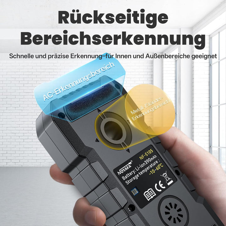 Leitungssuchgerät Wand Kabelfinder, Multifunktional Wand Scanner Detektor