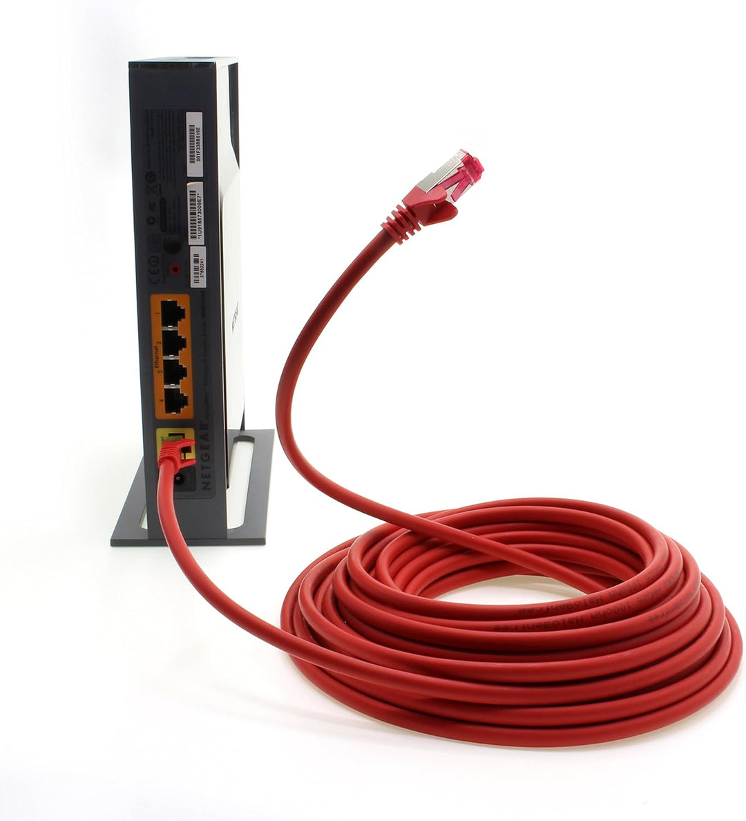 1aTTack.de 5m - rot - 5 Stück - Netzwerkkabel CAT6a (10Gb/s) S-FTP CAT 6a Lankabel - GHMT zertifizie