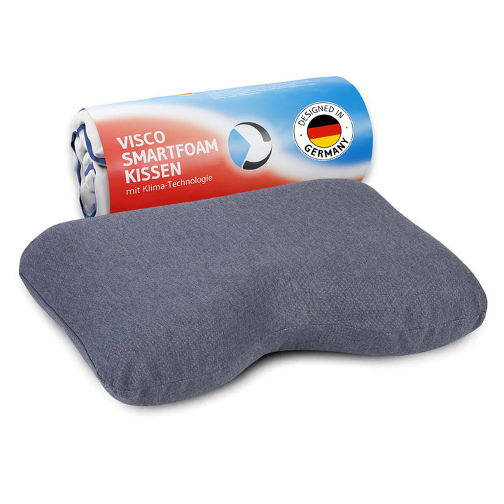 Seitenschläferkissen GIANFAR QuickDry | Ergonomisches Nacken-Kissen für Seitenschläfer | Memory-Foam