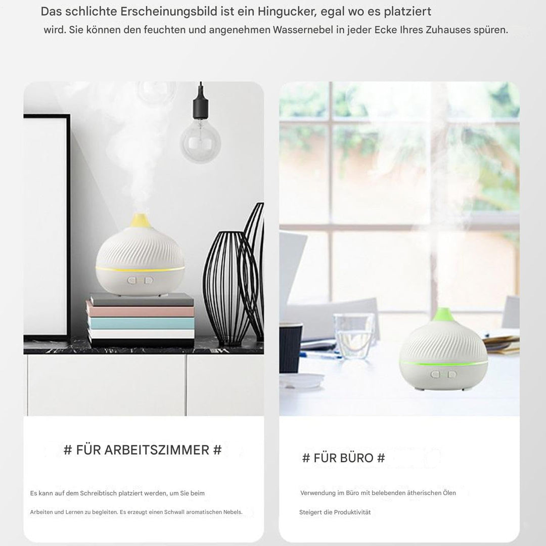 Aroma Diffuser Für Schlafzimmer | 180ml 7-Farben Umgebungslicht,Elektrischer Aroma Diffusor mit Nebe
