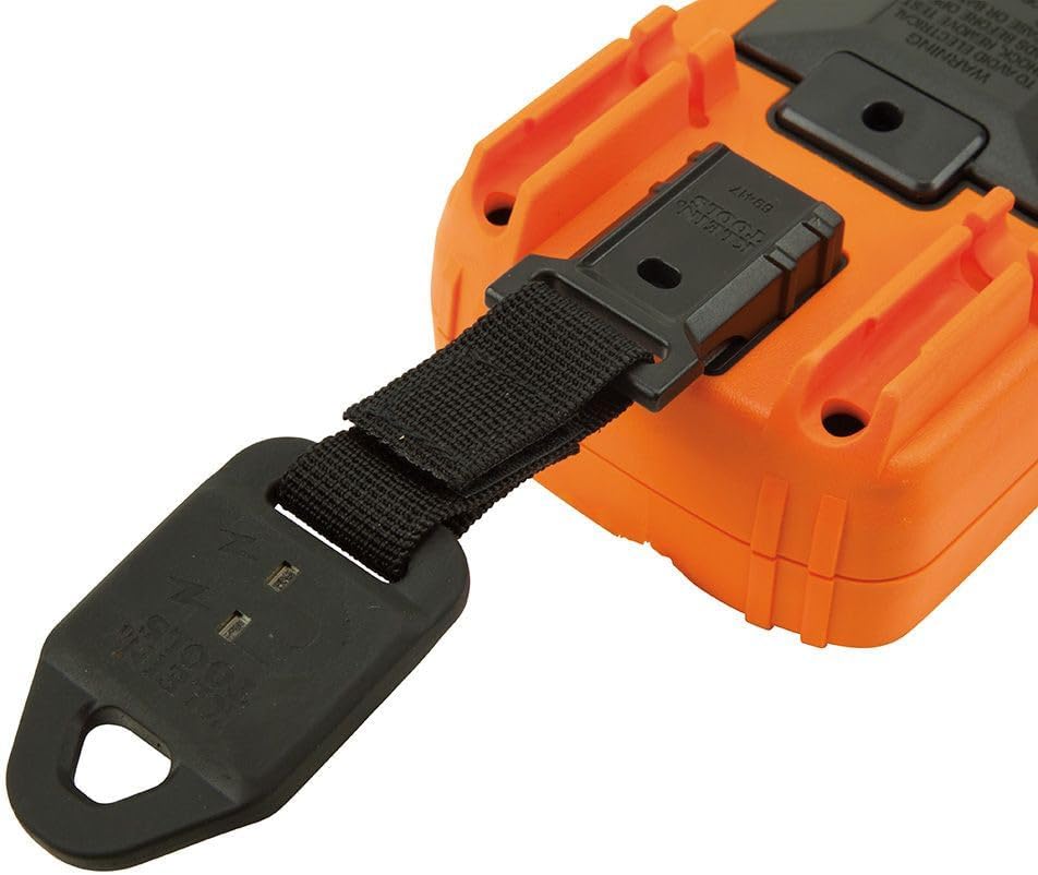 Klein Tools 69417 Rare-Earth Magnetic Hanger Magnetic Hanger with Strap, Magnetic Hanger with Strap