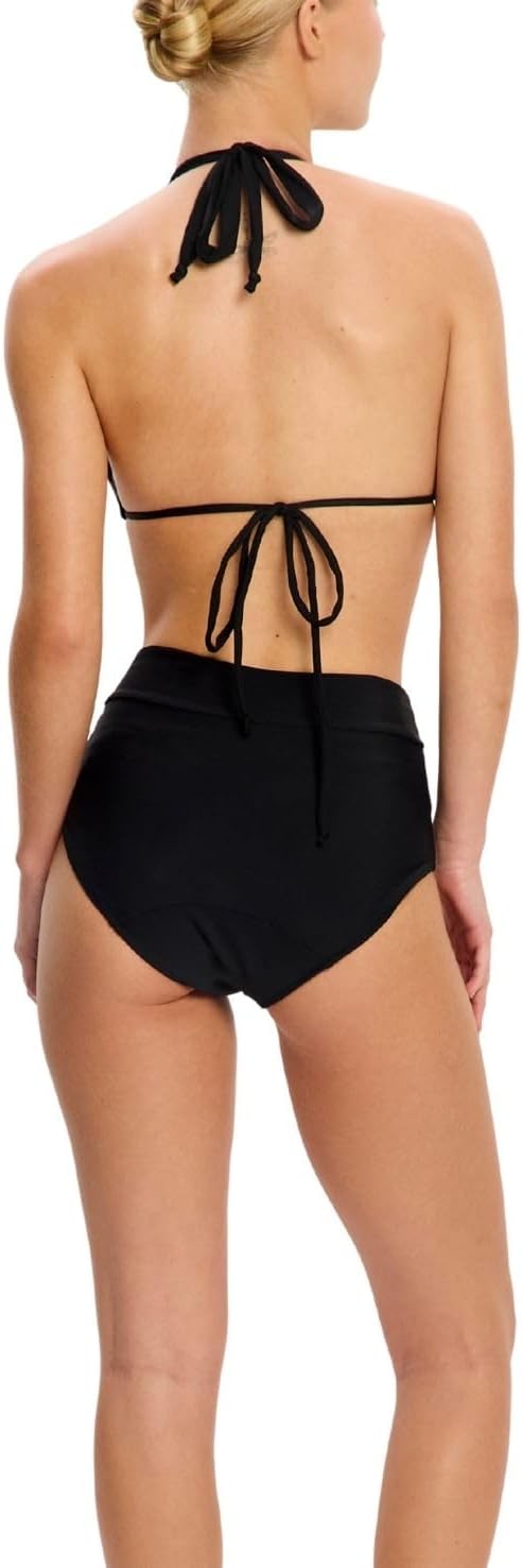 Modibodi Perioden-Swim Bikini High Waist Leicht 20 ml Schwarz 44 Schwarz, 44 Schwarz