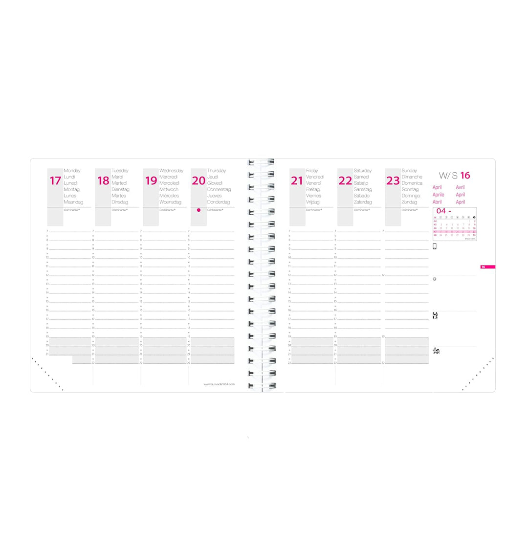 TIME&amp;LIFE Medium vz ML silber El 2027: Kalender im Taschenformat, Spiralbindung