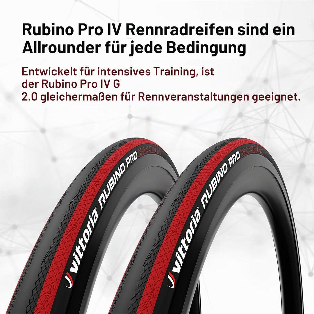 Vittoria Rubino Pro Faltreifen 700x25C Schwarz, 700x25C Schwarz