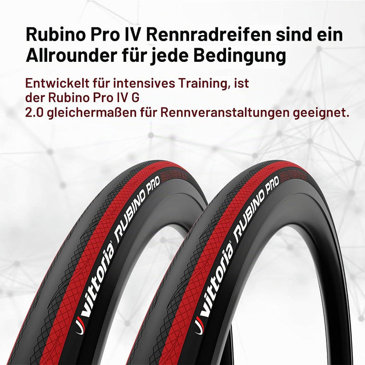 Vittoria Rubino Pro Faltreifen 700x25C Schwarz, 700x25C Schwarz