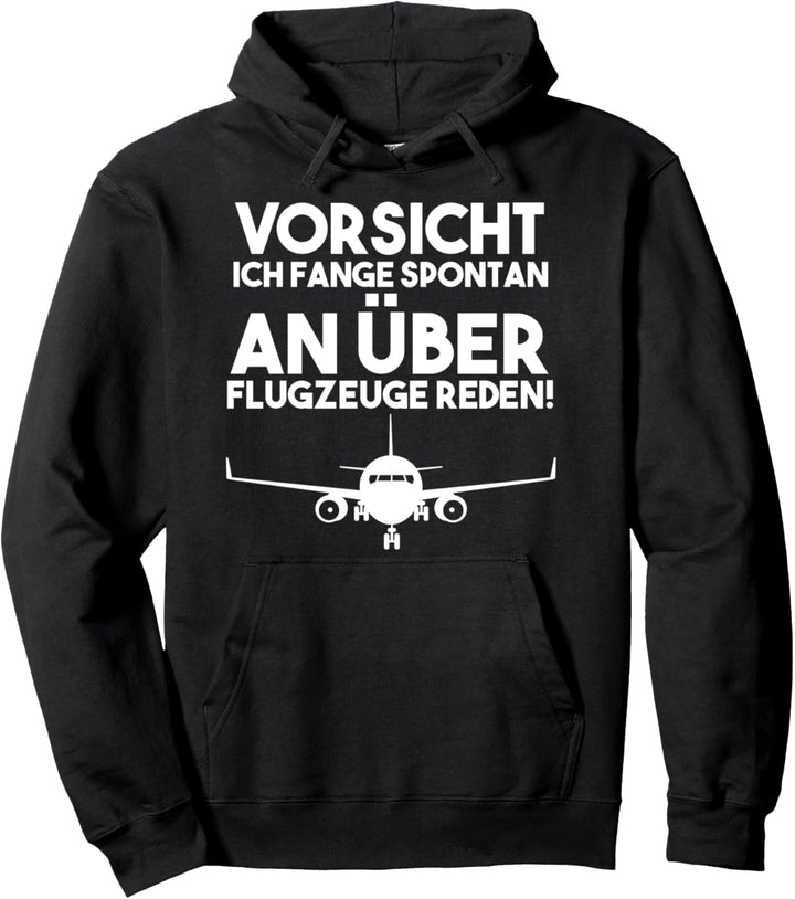 Flugzeug Flughafen Pilot Pullover Hoodie