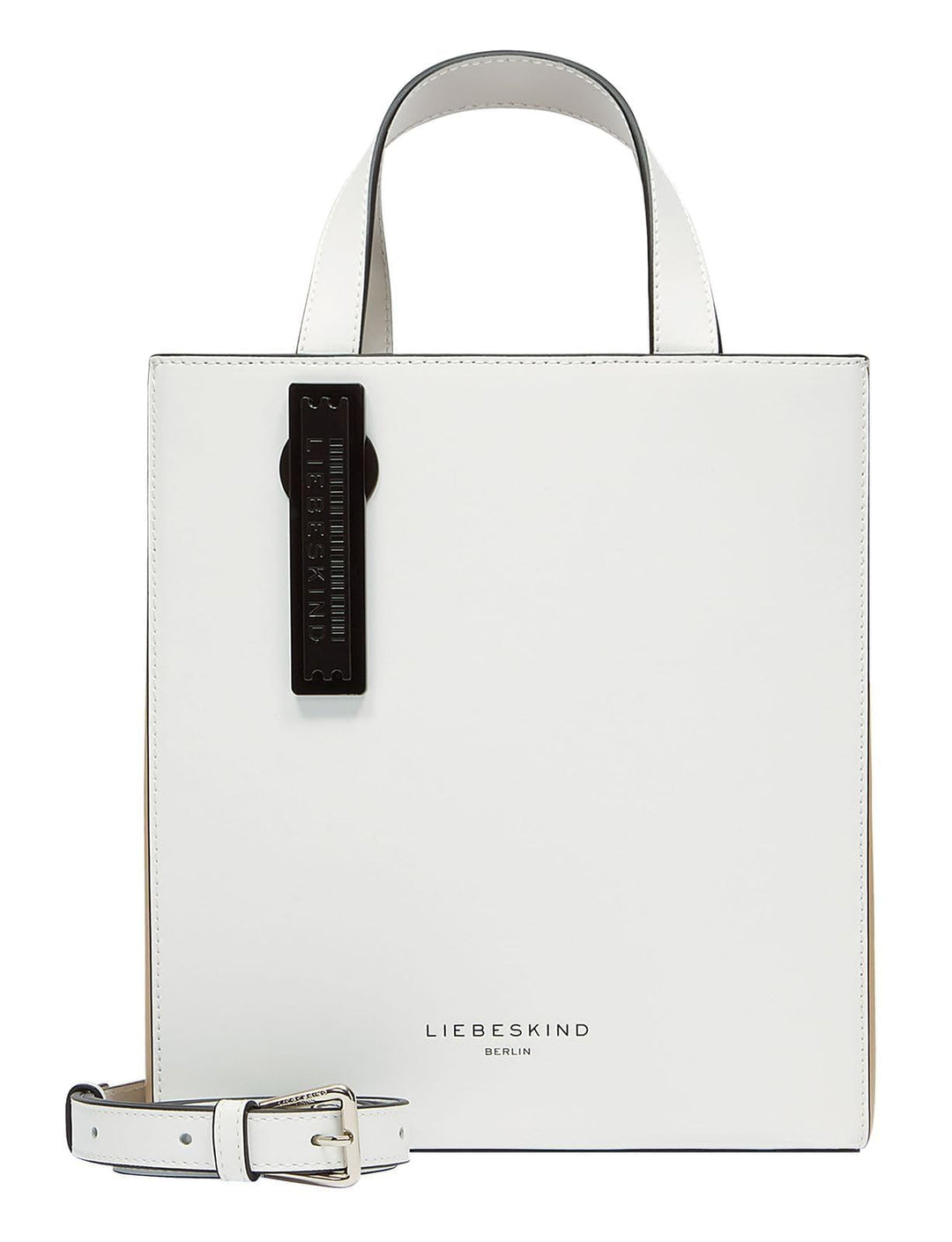 Liebeskind Damen Paperbag S Tote Offwhite, Offwhite