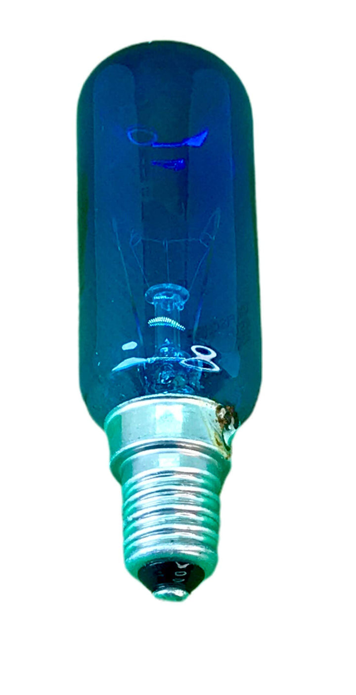 MDS Ersatzteile Lampe für Kühlschrank Side by Side Kühlschranklampe 25Watt E14 blau für Bosch Siemen