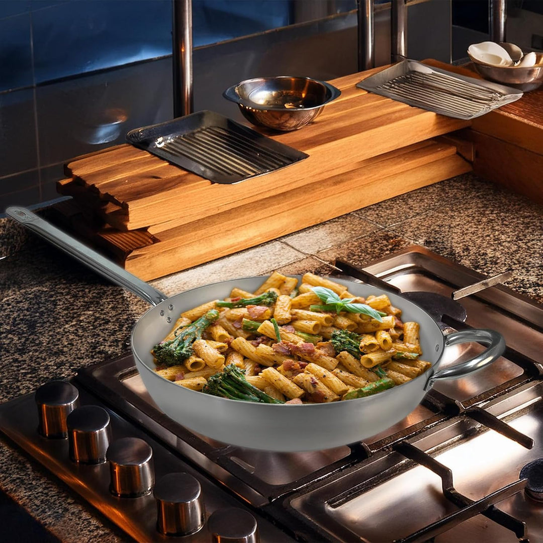 PADELLA SALTAPASTA ALLUMINIO CM.32X8h