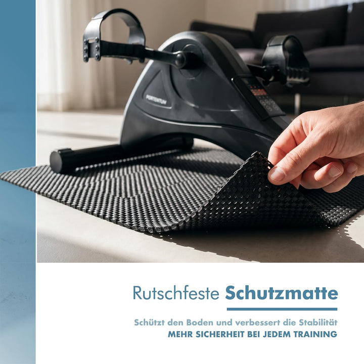 PORTENTUM Pedaltrainer für Senioren elektrisch motorisiert – 12 Geschwindigkeiten und Fernbedienung