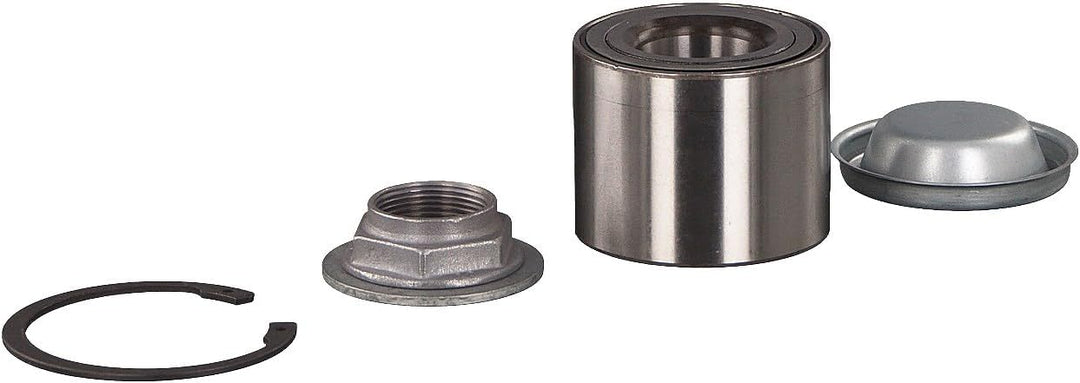 febi bilstein 40014 Radlagersatz mit Achsmutter, Sicherungsring und Staubkappe , 1 Stück