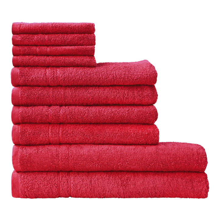 Dyckhoff Handtuch-Set, Baumwolle, rot, 26 x 36 cm, Rot