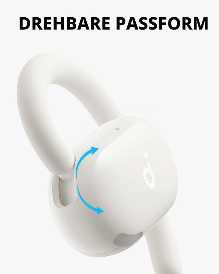 soundcore Anker V20i Open-Ear Headphones, Adjustable Ear Hooks, Noise-Free Calls, IP55, LED, 36 Hour