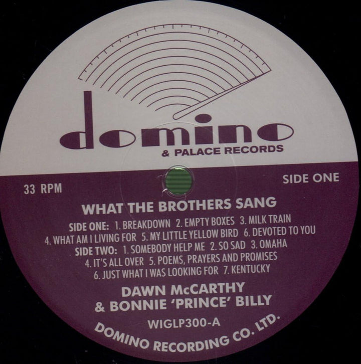 What the Brothers Sang, Vinyl