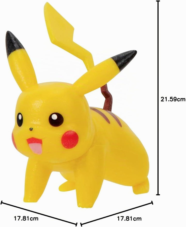 BANDAI - Pokémon – Evolutionspaket Pichu, Pikachu &amp; Raichu – Figur Pichu 5 cm + Pikachu 8 cm + Figur